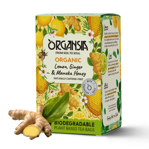 ORGANSIA BIO Lemon Ginger & Manuka Honey